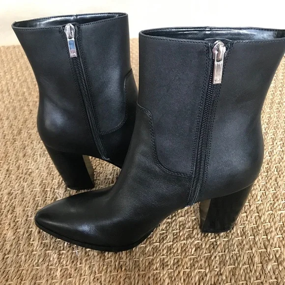 NEW Marc Fisher Giana Leather Pointed Boots 8.5 - Picture 4 of 11